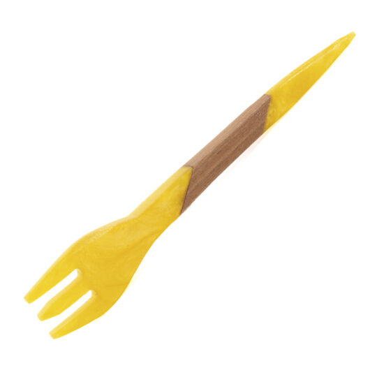 Dschinni Epoxy- Yellow - вилица с поукър - Image 1