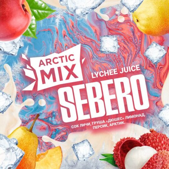 Tabak-Sebero-Arctic-Mix-Lychee-Juice-25g-M SEBERO Tobacco Arctic Mix - Lychee Juice 25 гр. - Тютюн за наргиле - Image 1