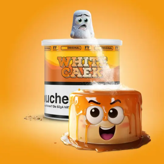 Hookain Tobacco White Cake Dry Base 70 гр. Тютюн за наргиле + 130гр. Глицерин - Image 1